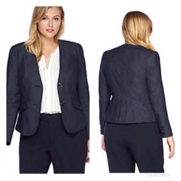 The Limited Tops - The Limited Denim Blazer